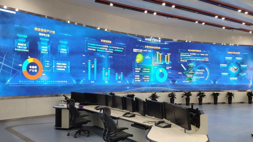 宁夏电力调控中心大屏幕显控系统