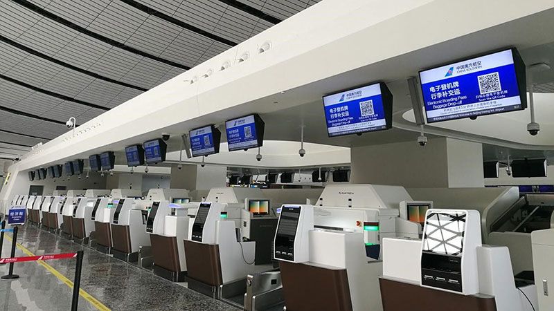 大兴国际机场数字标牌显示系统